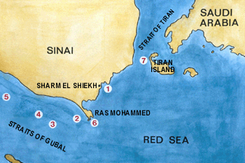 Map of Sharm el Shiekh